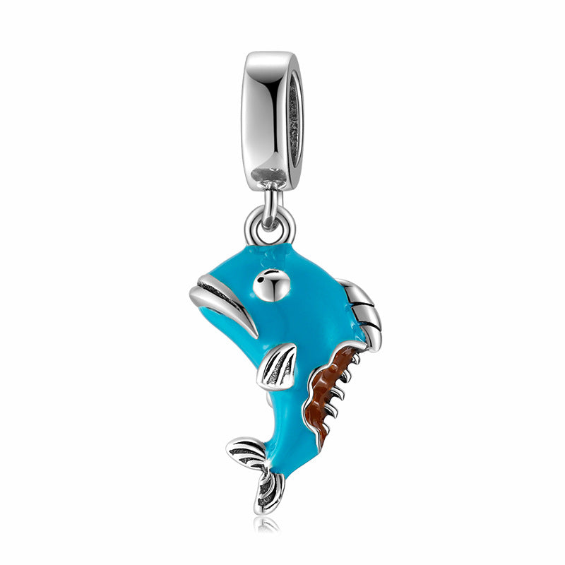 Cartoon Series Beads Pendant CharmS925 Silver Diy Bracelet Accessories Loose Beads - LJ Enterprise